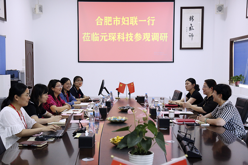合肥市婦聯(lián)第一調(diào)研組赴元琛科技調(diào)研指導(dǎo) 合肥市婦聯(lián)第一調(diào)研組赴元琛科技調(diào)研指導(dǎo)